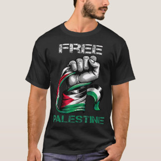 I Liebe Freie Palästinafahne Rett Gaza-Streifen Pa T-Shirt