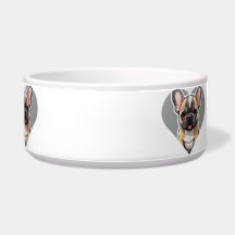 I LIEBE FRENCH BULLDOGS Niedlicher Cartoon Welpe i