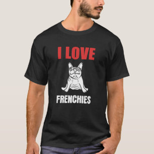 I Liebe Frenchies Animal Keeper und T-Shirt