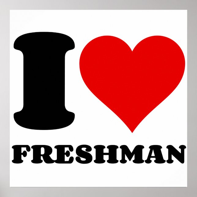 I LIEBE FRESHMAN POSTER (Vorne)