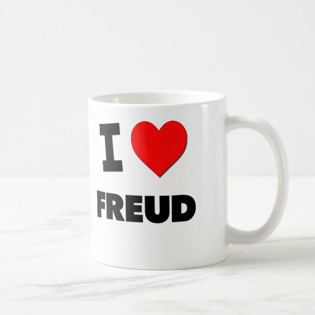 I Liebe Freud Tasse (Rechts)