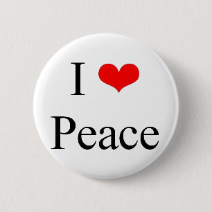 I Liebe-Frieden Button