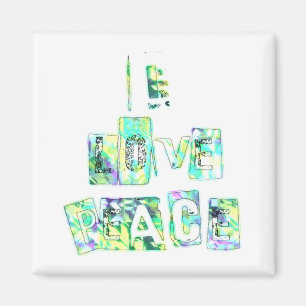 I Liebe Frieden Magnet