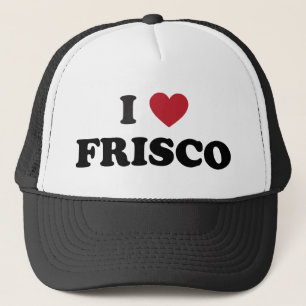 I Liebe Frisco Texas Truckerkappe