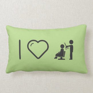 I Liebe-Friseur-Schneider Lendenkissen