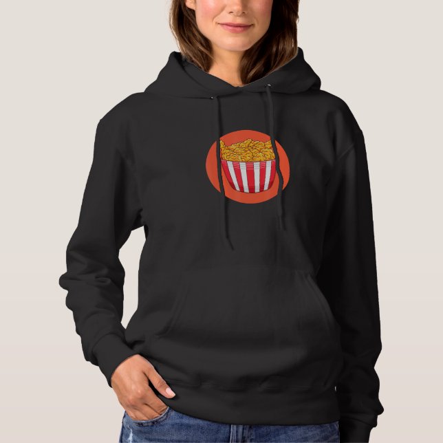 I Liebe Frittiertes Hühnerfutter 1 Hoodie (Vorderseite)