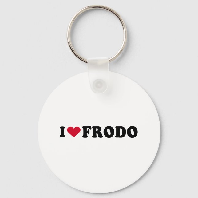I LIEBE FRODO SCHLÜSSELANHÄNGER (Vorderseite)