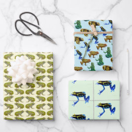 I Liebe Frogs Geschenkpapier Set