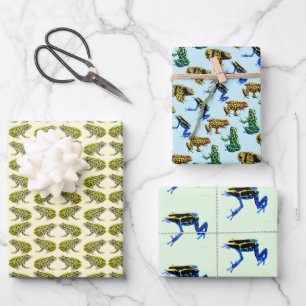 I Liebe Frogs Geschenkpapier Set