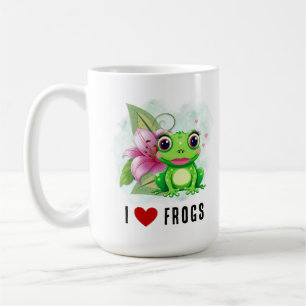 I Liebe Frogs Kaffee Tasse