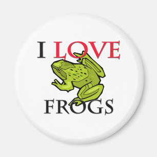 I Liebe Frogs Magnet