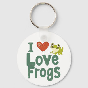 I Liebe Frogs Schlüsselanhänger