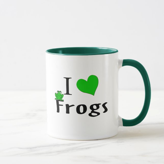 I Liebe Frogs Tasse (Rechts)
