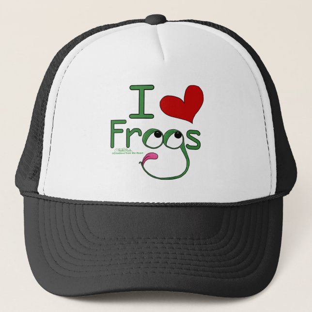 I Liebe FROGS Truckerkappe (Vorderseite)