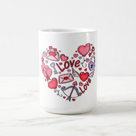 I Liebe Frohes Valentinstag Kaffeetasse