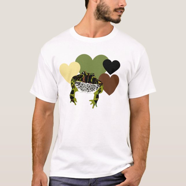 I Liebe Frösche T-Shirt (Vorderseite)