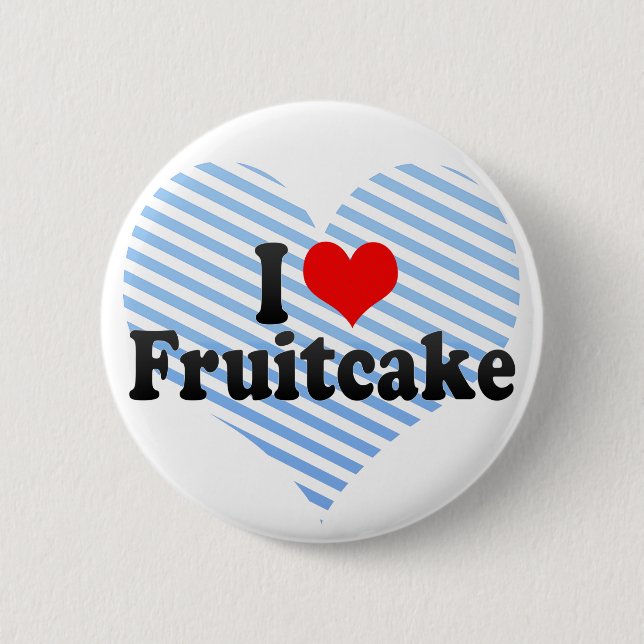 I Liebe-Fruchtkuchen Button (Vorderseite)