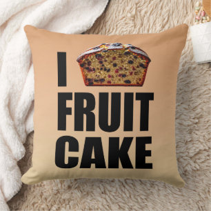 I Liebe Fruitcake Kissen