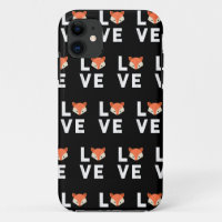 I Liebe Füchse Niedlich Fox Funny Fox Liebe Tierge