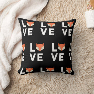 I Liebe Füchse Niedlich Fox Funny Fox Liebe Tierge Kissen