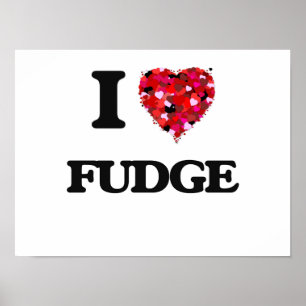I Liebe Fudge Poster