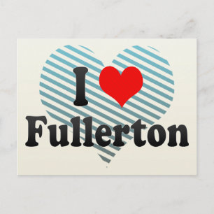 I Liebe Fullerton, Staaten Postkarte