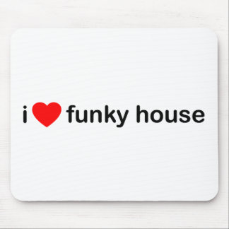 I Liebe-Funky Haus Mousepad