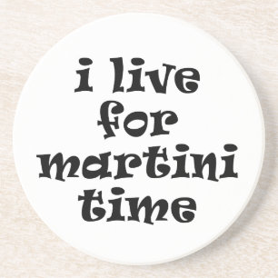 I Liebe für Martini Time Untersetzer