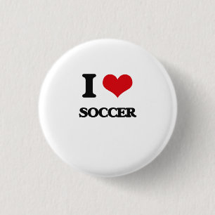 I Liebe-Fußball Button