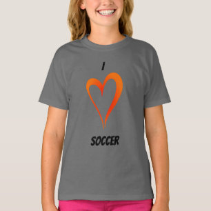 I Liebe Fußball - Kinderpullover T-Shirt