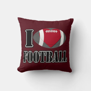 I Liebe Fußball Kissen