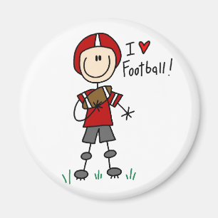 I Liebe-Fußball-Magnet Magnet