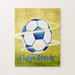 I Liebe-Fußball Puzzle