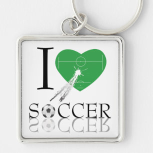 I Liebe Fußball Schlüsselkette Schlüsselanhänger