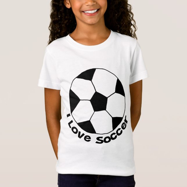I Liebe-Fußball T-Shirt (Vorderseite)