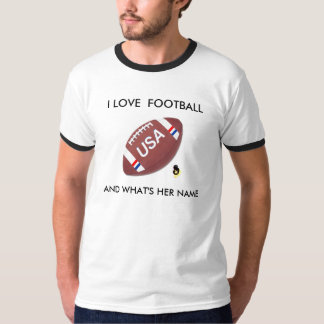 I Liebe-Fußball-T-Shirt T-Shirt