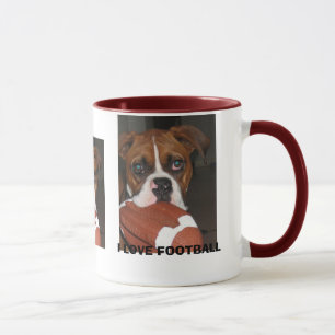 I LIEBE-FUSSBALL TASSE
