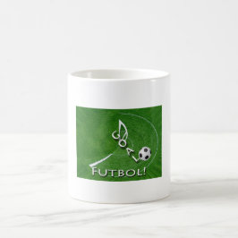 I Liebe Futbol Soccer individuell anpassbar Tasse