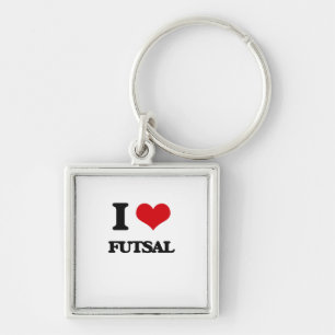 I Liebe Futsal Schlüsselanhänger