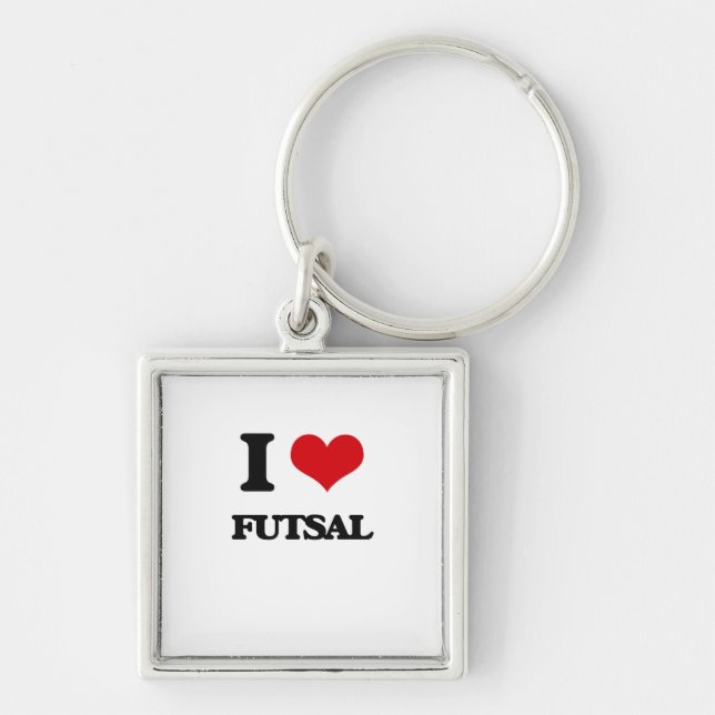 I Liebe Futsal Schlüsselanhänger (Vorne)