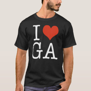 I Liebe GA Georgia USA T-Shirt