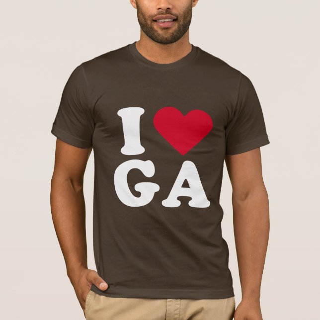 I LIEBE GA T-Shirt (Vorderseite)