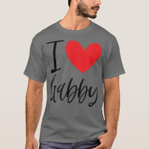 I Liebe Gabby Name Personalisiert Girl BESTE FREUN T-Shirt