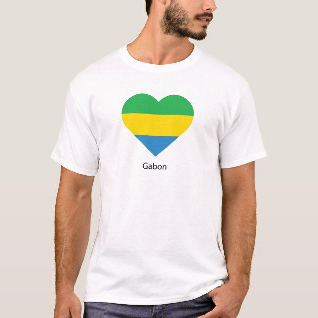 I Liebe Gabon T-Shirt (Vorderseite)