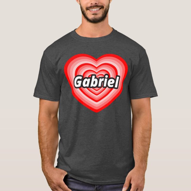 I Liebe Gabriel T-Shirt (Vorderseite)
