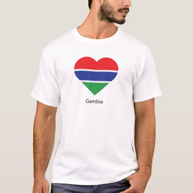 I Liebe Gambia T-Shirt (Vorderseite)
