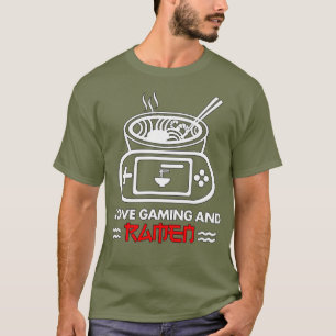 I Liebe Gaming und Ramen T-Shirt