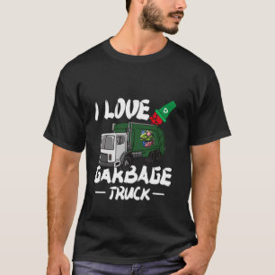 I Liebe Garbage Truck Recycle Müll USA T REX Kid T-Shirt