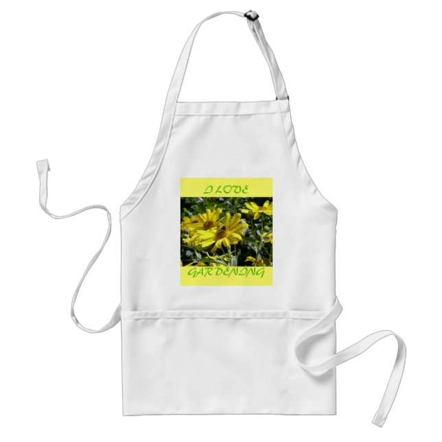 I LIEBE GARDENING - SONNENBLUMEN SCHÜRZE (Vorne)
