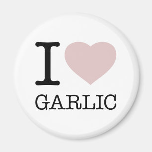 I LIEBE GARLIC MAGNET